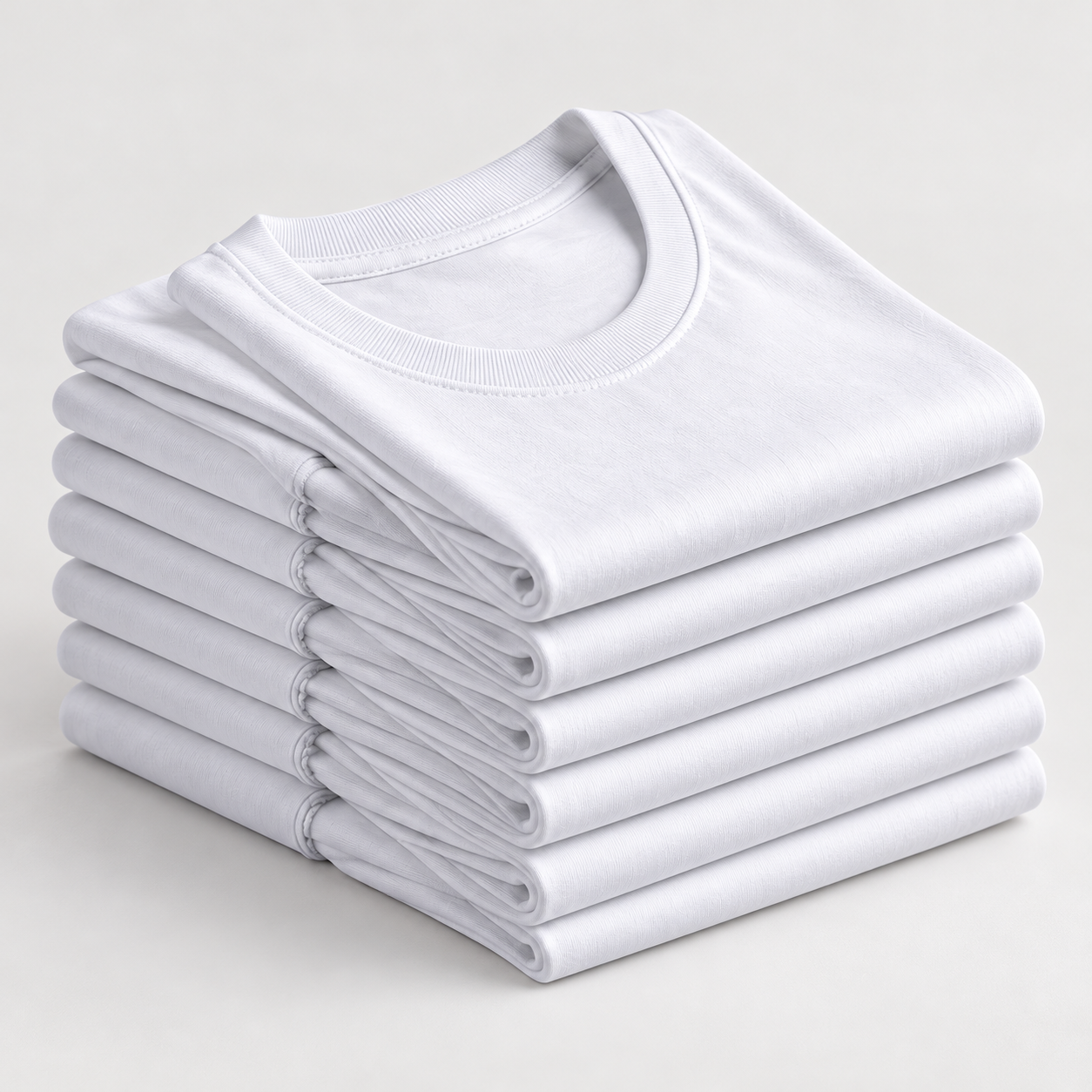 Pacote de camisetas brancas